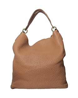 Darcy Hobo, Grained Leather, Beige, L